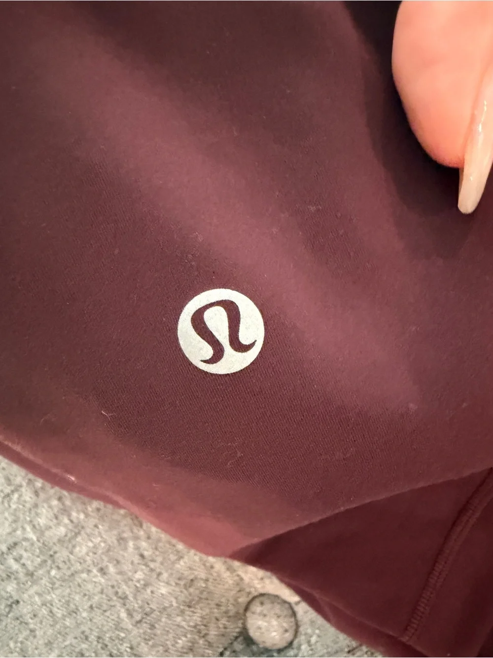 EUC Lululemon deep rouge Wunder Under High-Rise Leggings size 4